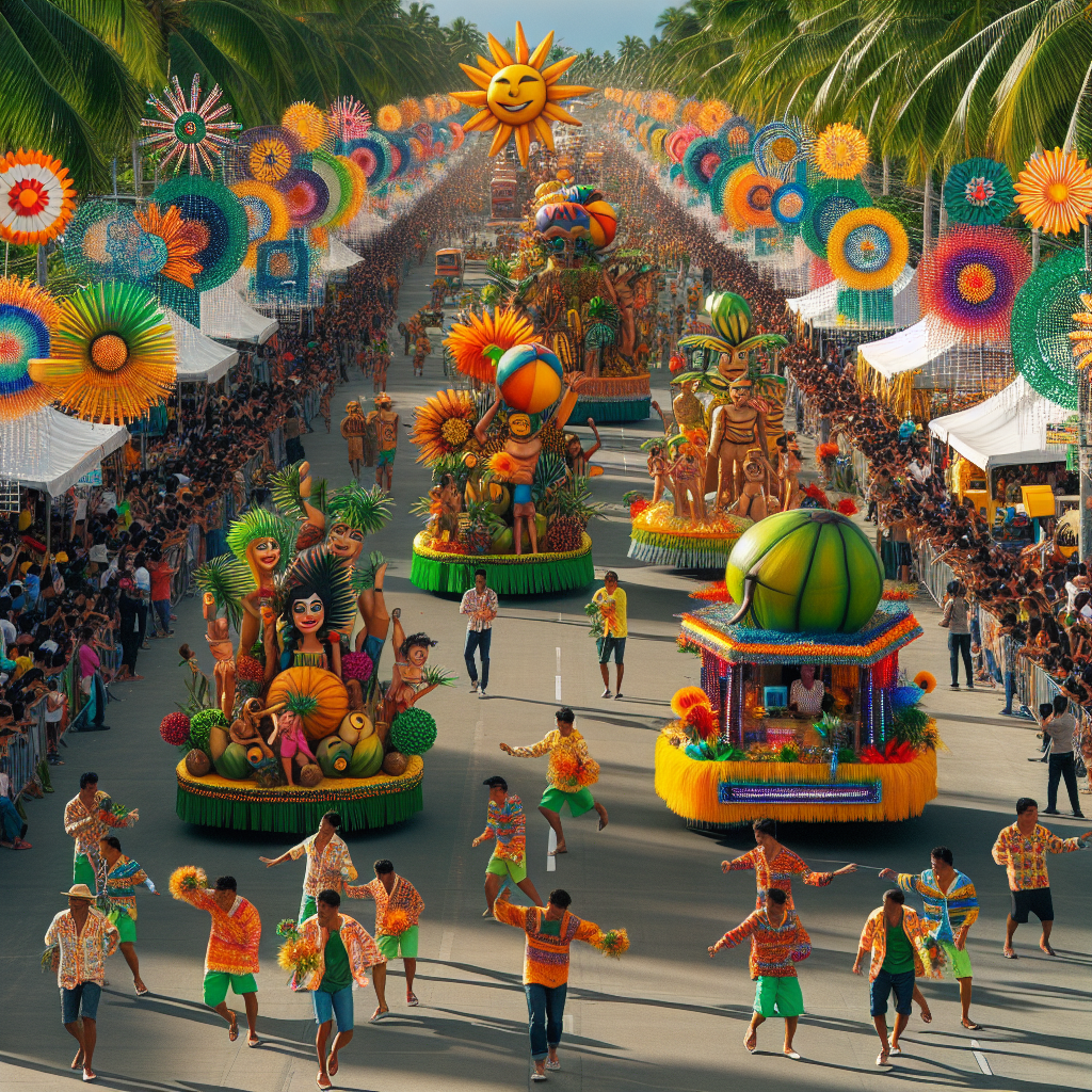 Coconut Festival - Philippines Paint By Color