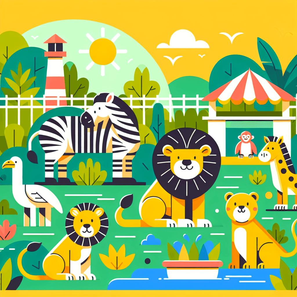 Zoo Safari Paint By Numbers Art