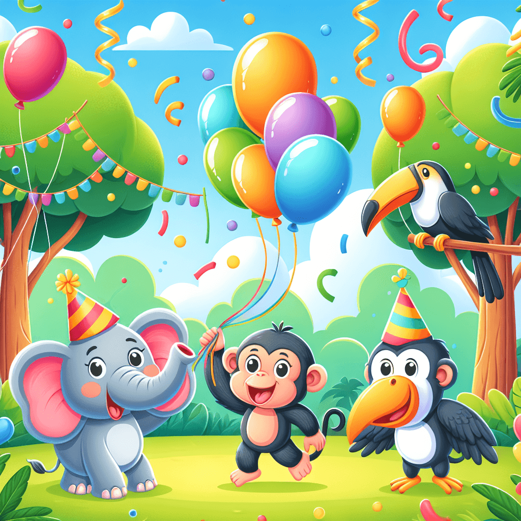 Joyful Jungle Celebration Numbered Painting Kits