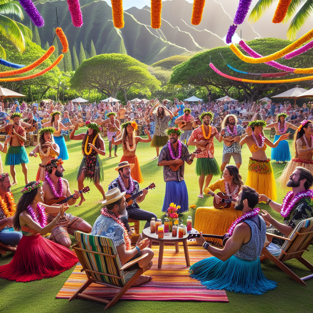 Pahoa Hawaiian Music Festival Numbered Painting Kits