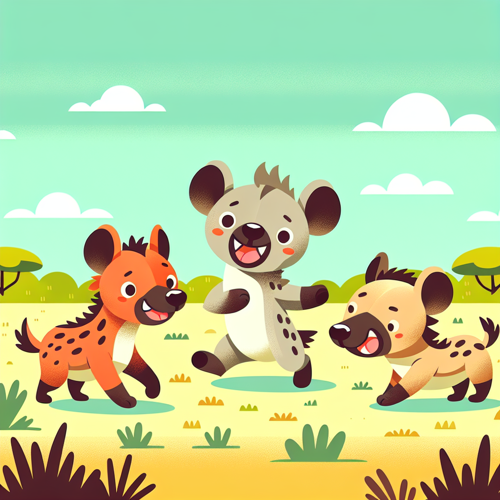 Hilarious Hyenas Painting By Numbers Kit