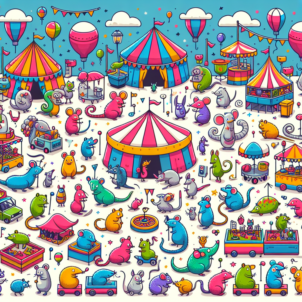 Colorful Critter Carnival Number Painting