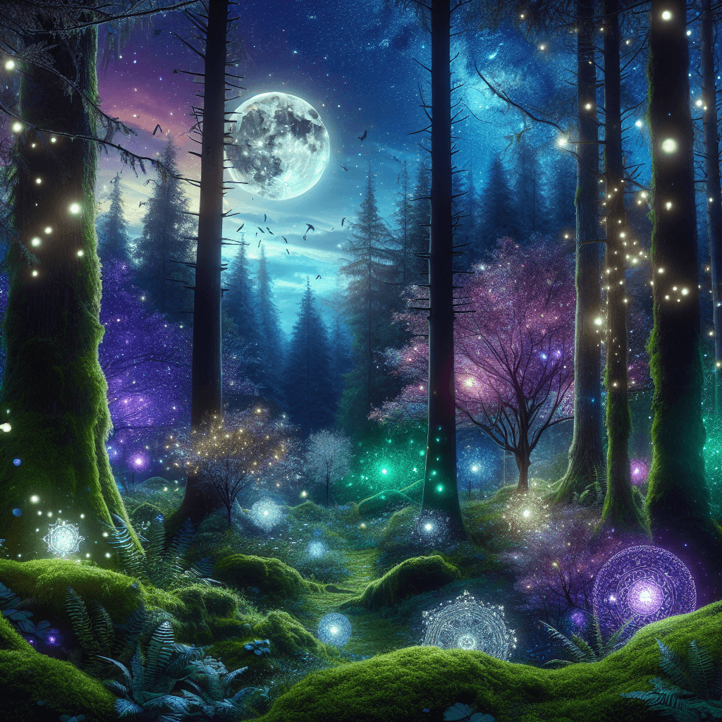 Fairy Forest Glimmer Painting Number Kit