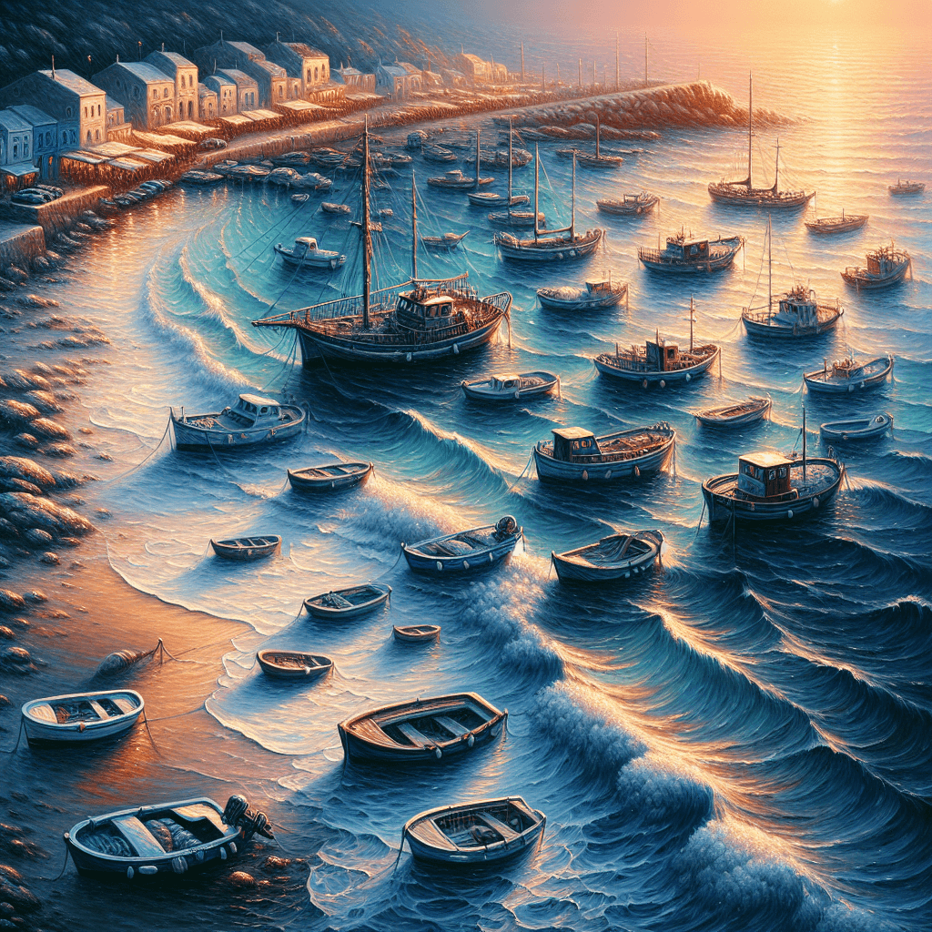 Nostalgic Harbor View Numbered Painting Kits