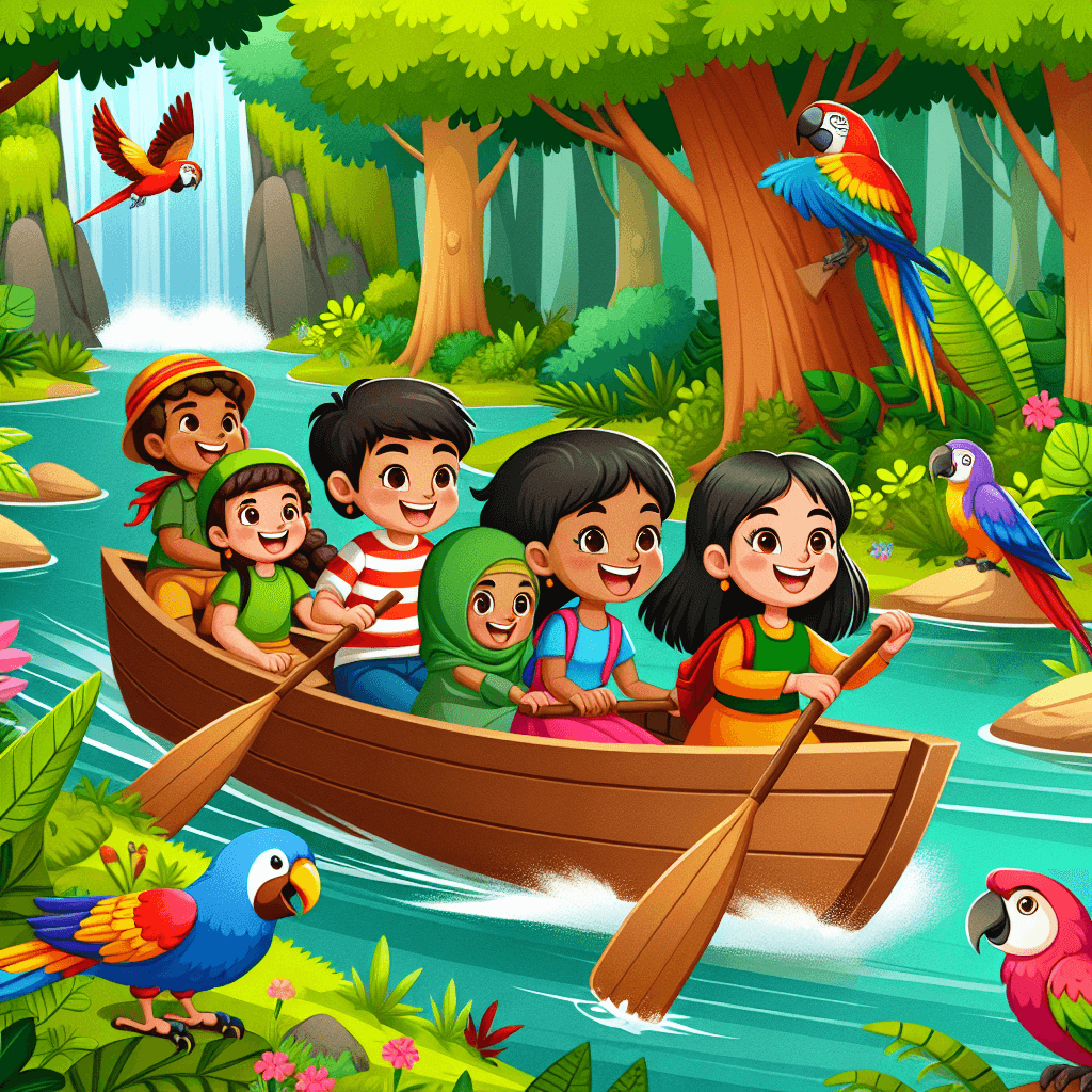 Jungle River Adventure DIY Paint By Numbers