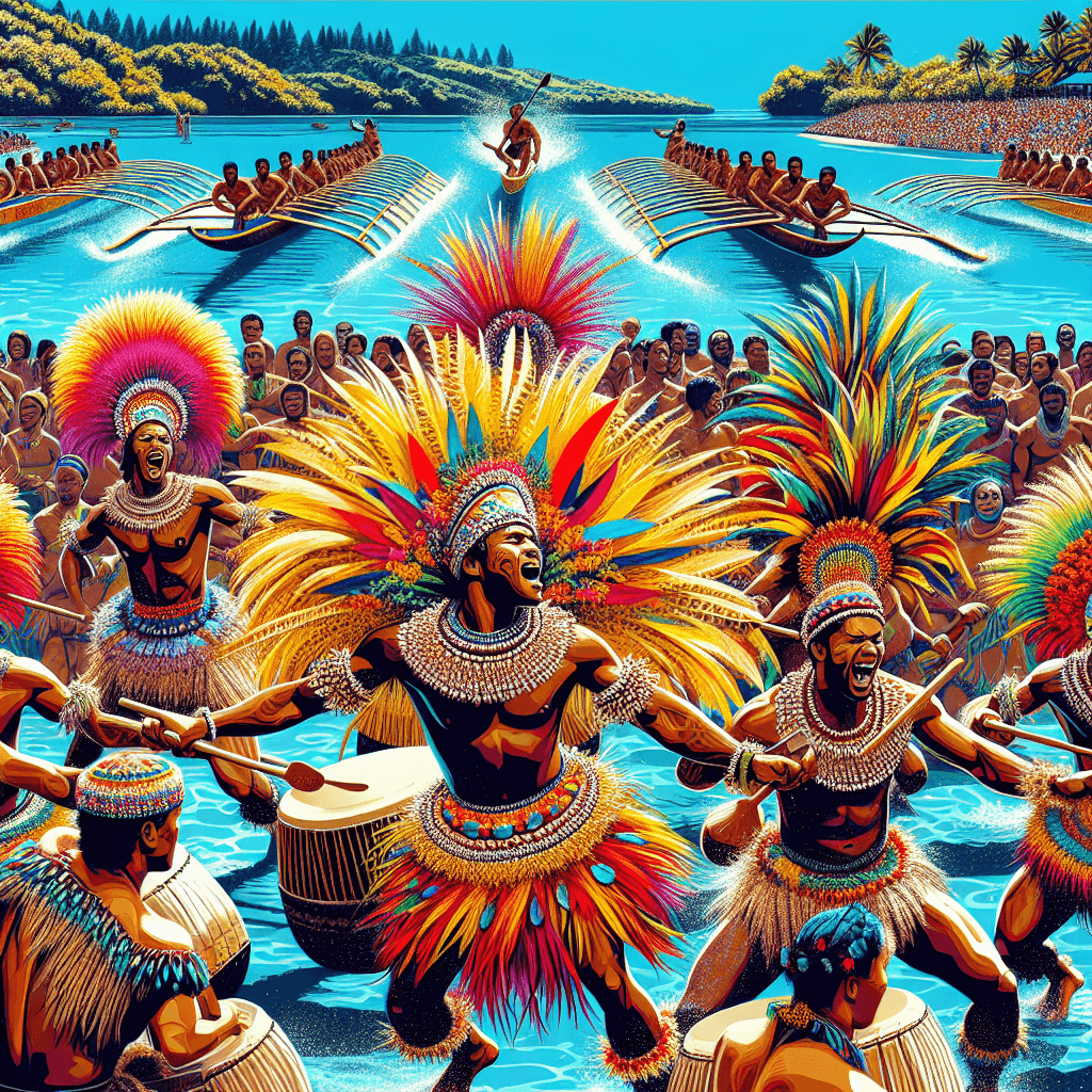 Heiva Festival - Tahiti DIY Paint By Numbers