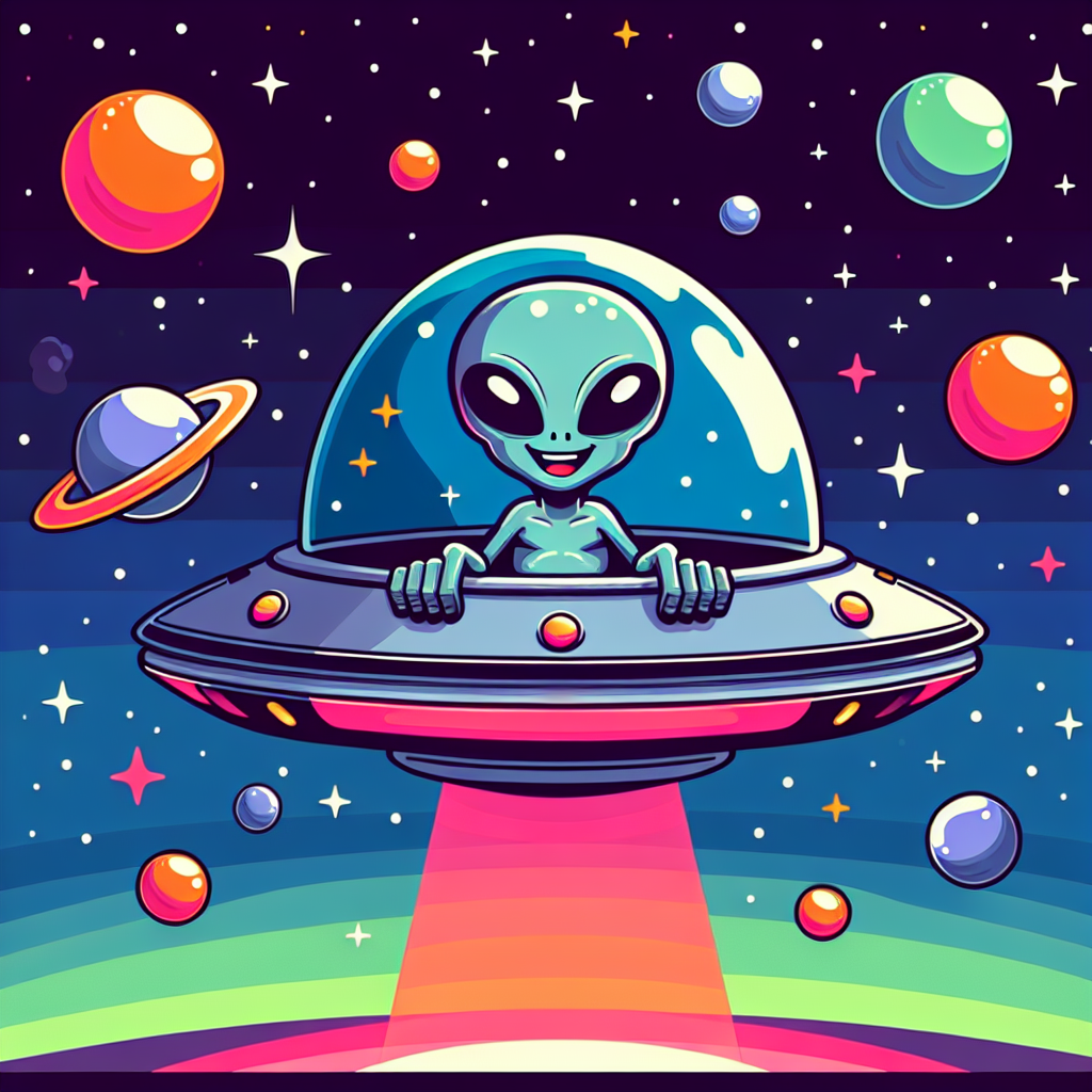 Alien Space Explorers Painting By Numbers Kit