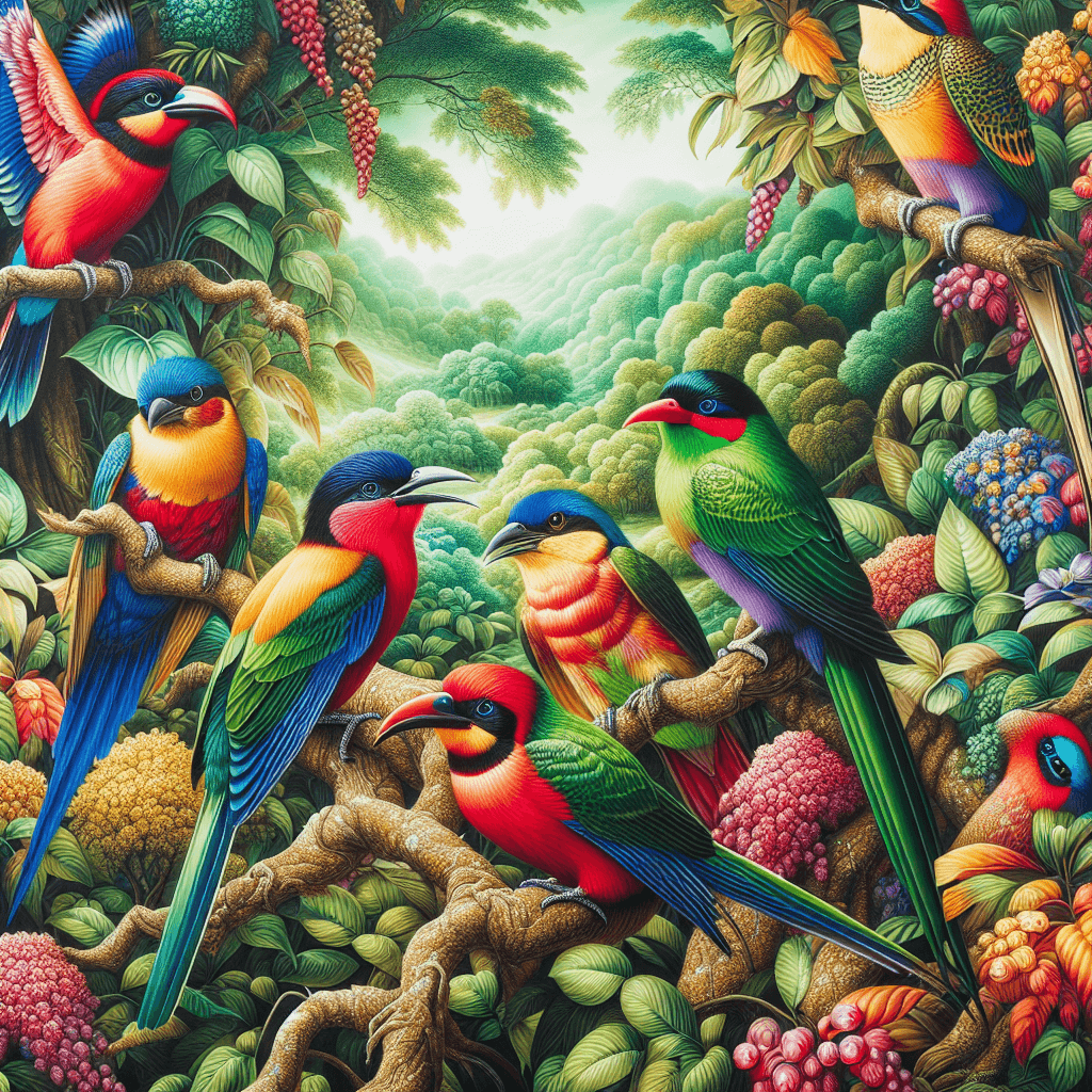 Exquisite Exotic Birds Paint By Color