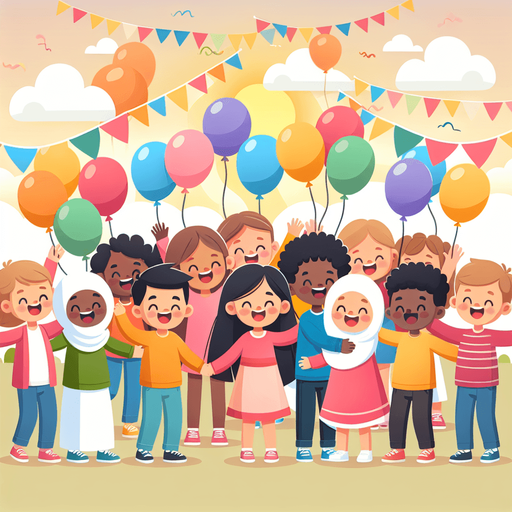 Festive Balloon Celebration Painting By Numbers Kit