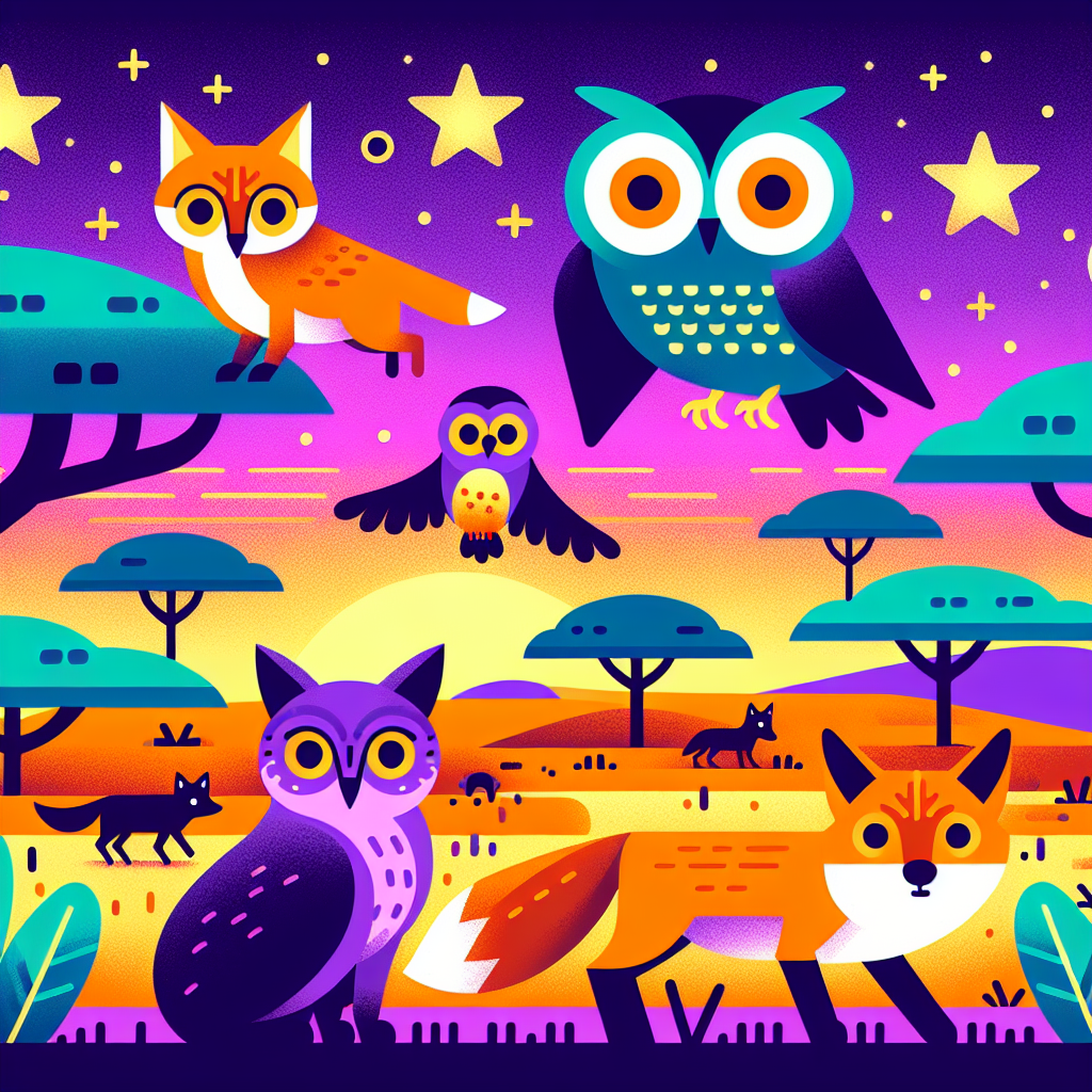 Safari Night Expedition Paint By Numbers