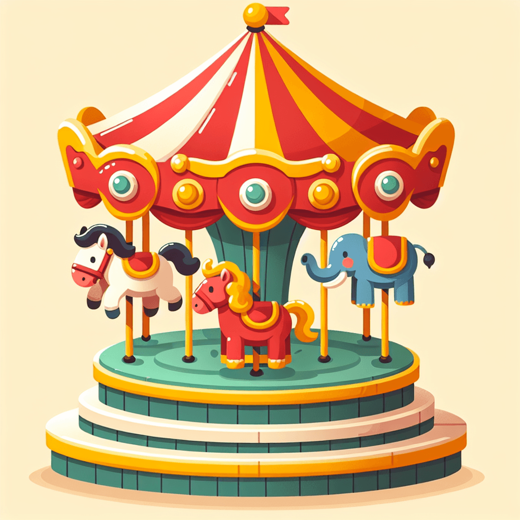 Carnival Carousel Fun Paint By Number