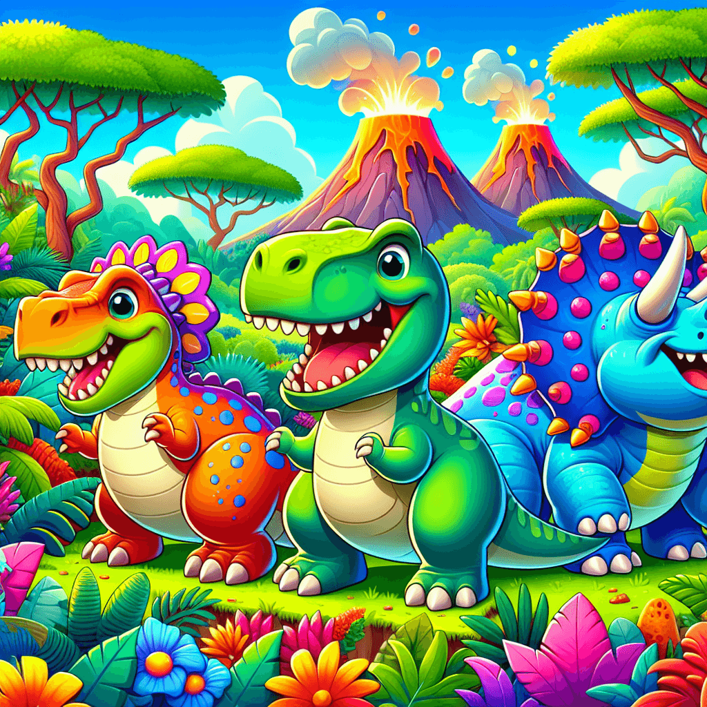 Dinosaur Fun Days Numbered Painting Kits