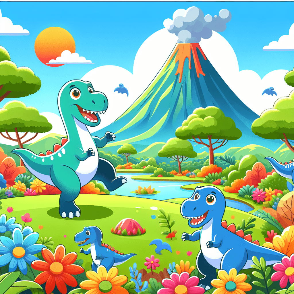 Colorful Dino Days DIY Paint By Numbers