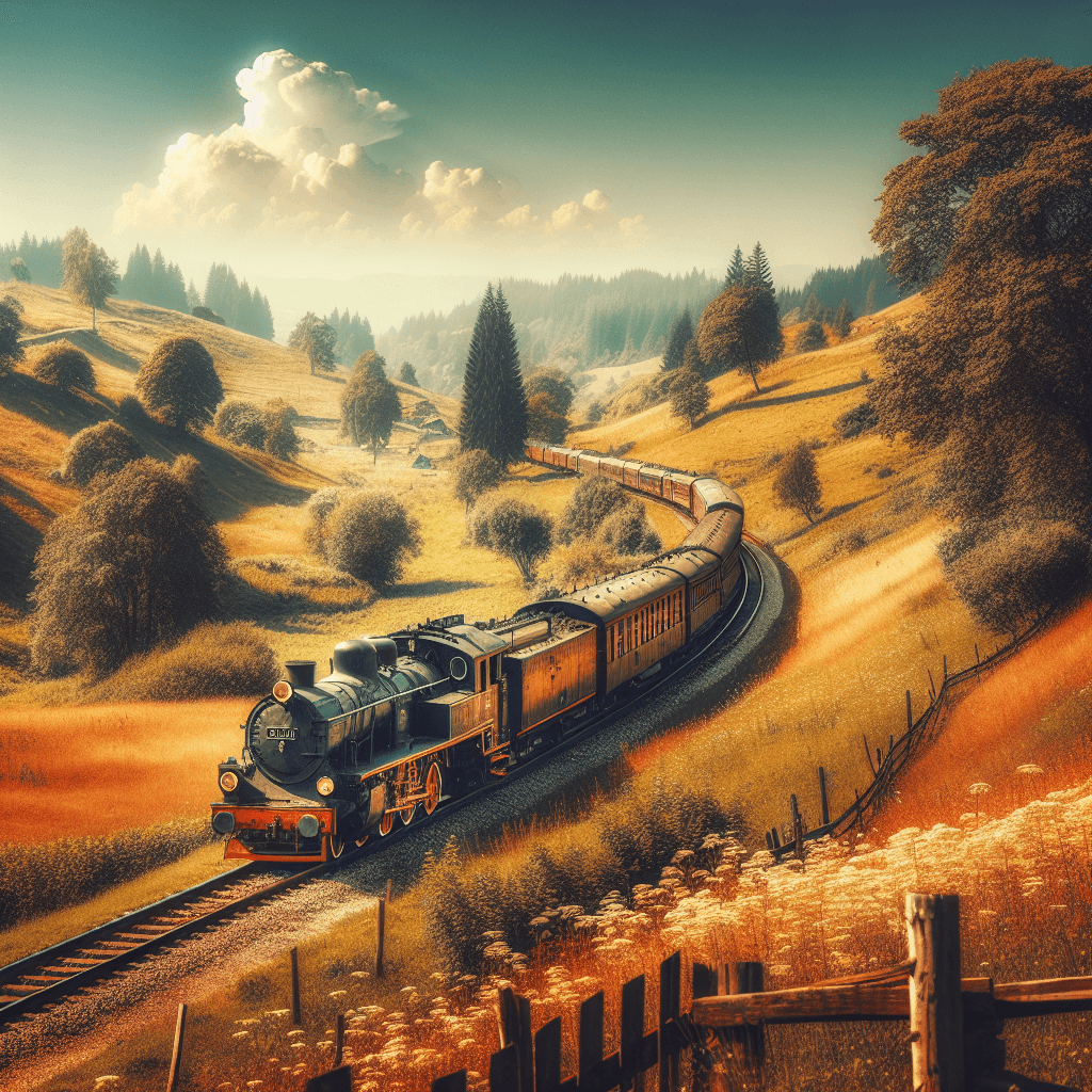 Historic Steam Locomotive Painting By Numbers Kit