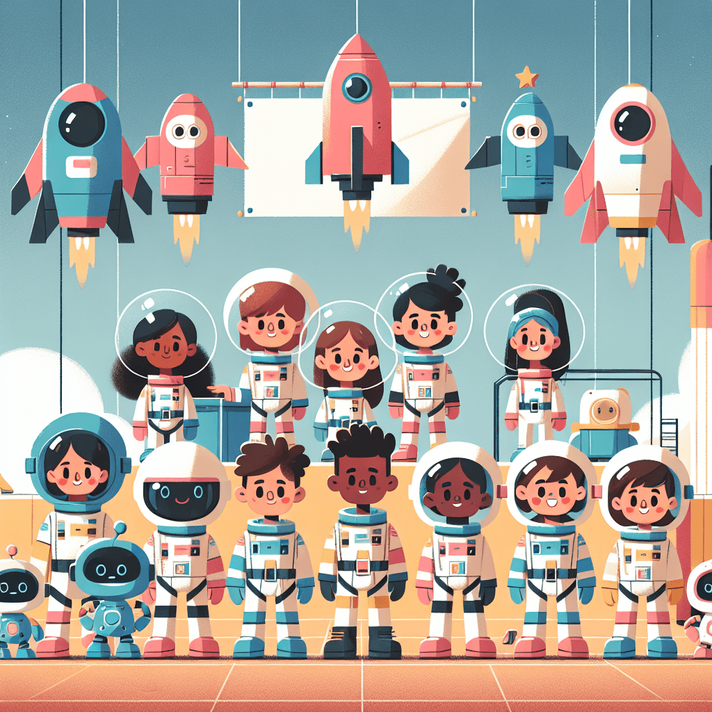 Space Camp With Astro Pals Paint By Numbers