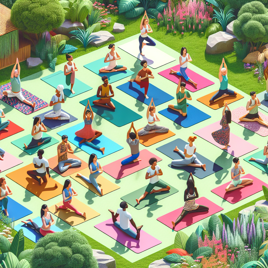 International Day Of Yoga - Global Number Painting