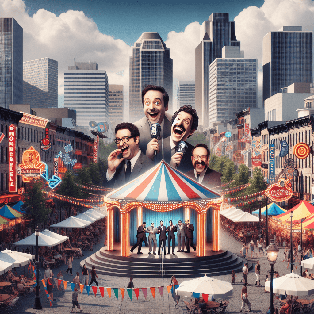 Montreal Just For Laughs Festival - Canada Painting Number Kit