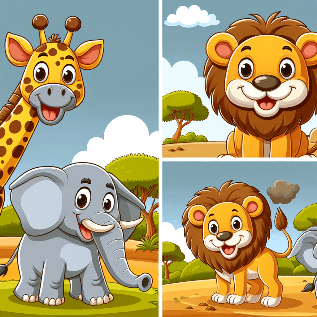 Silly Safari Fun Numbered Painting Kits