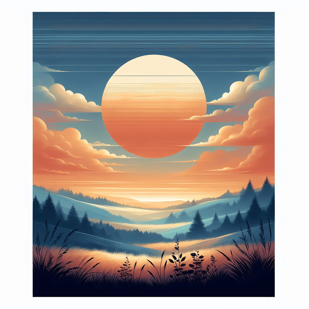 Inspirational Sunset Serenity Paint By Numbers