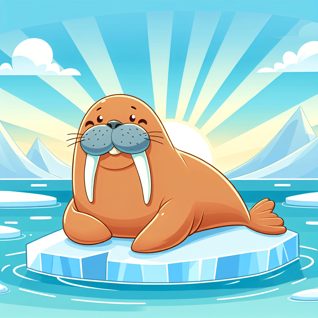 Whimsical Walrus Painting Number Kit