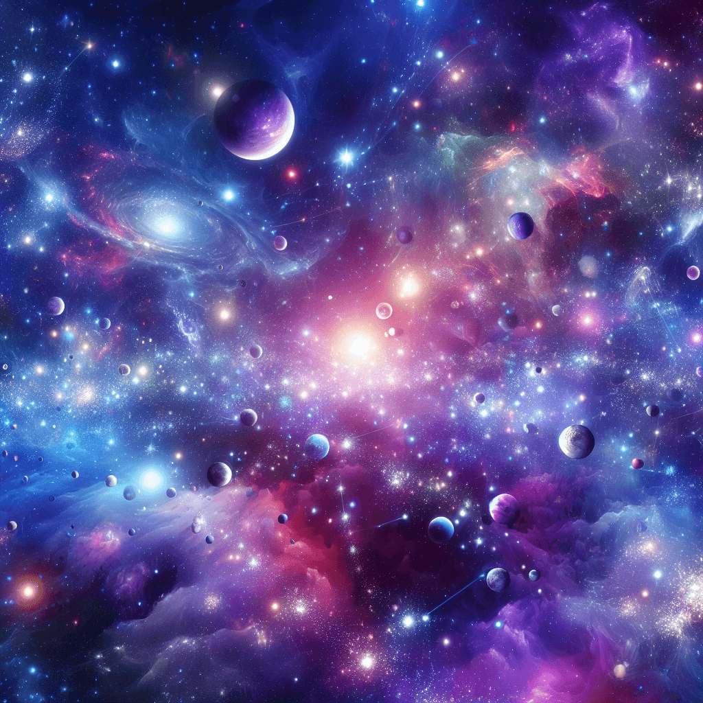 Galactic Starlight Exploration Painting Number Kit