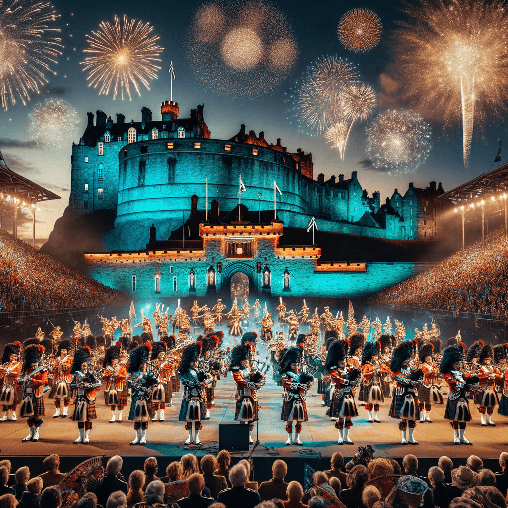 The Royal Edinburgh Military Tattoo Paint By Color