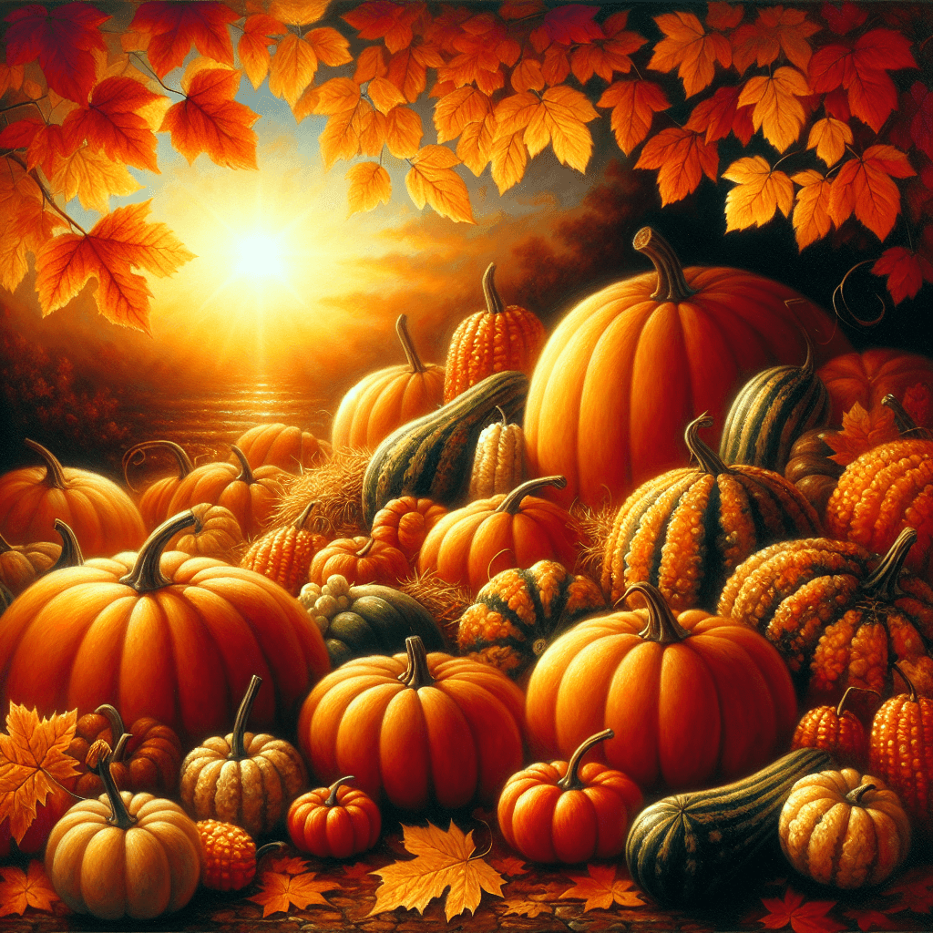Autumn Harvest Splendor Paint By Numbers Art