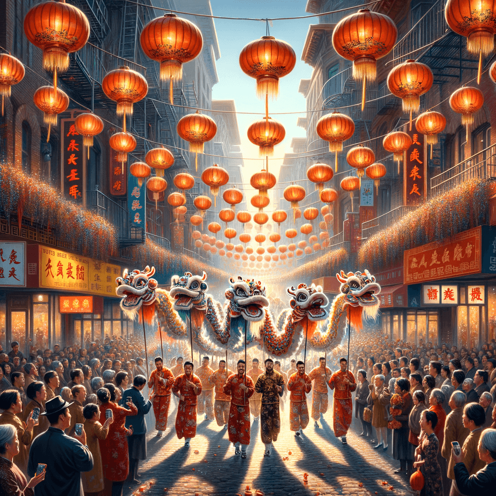 Chinese New Year Parade - San Francisco Paint By Numbers Art