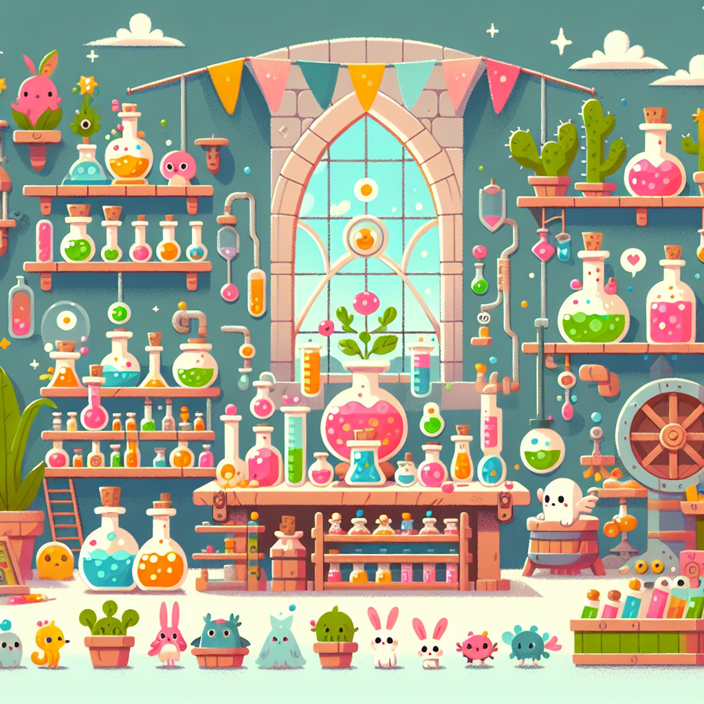 Magical Potion Makers Painting Number Kit