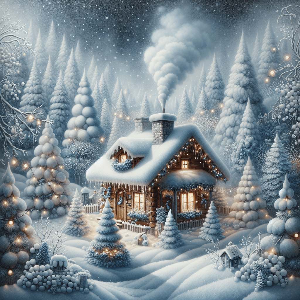 Magical Winter Retreat DIY Paint By Numbers