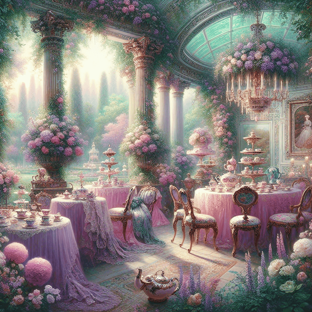 Victorian Tea Gathering Paint By Numbers