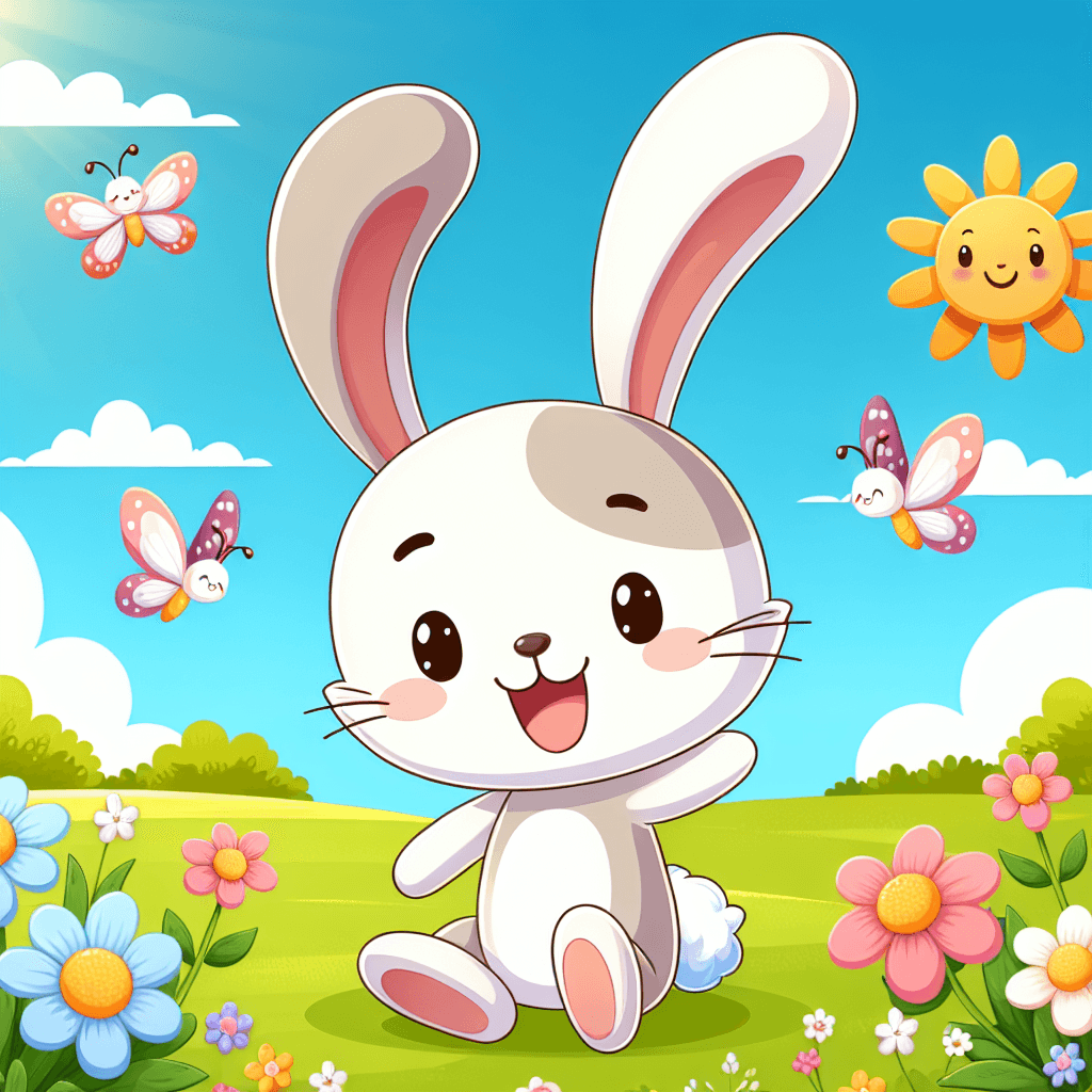 Cheerful Spring Bunny Paint By Numbers