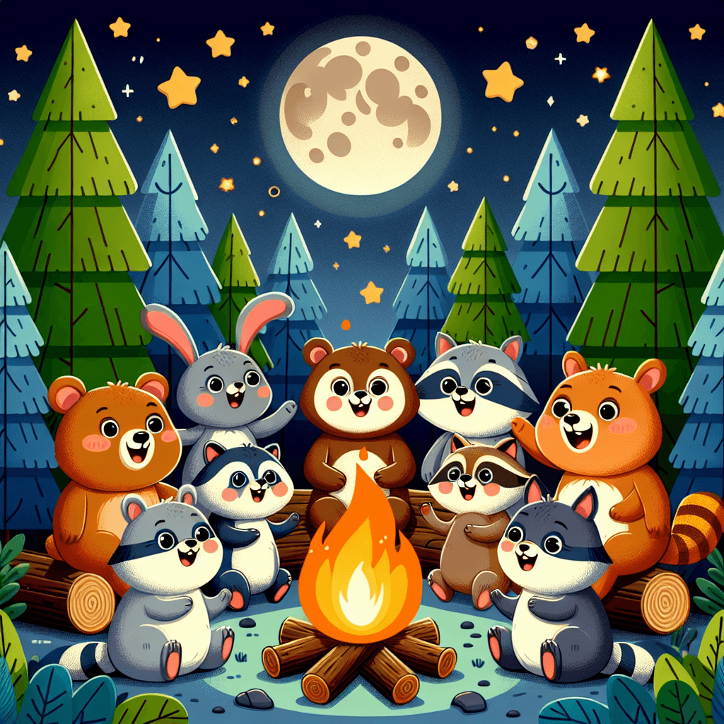 Happy Animal Campout Paint By Numbers Kits