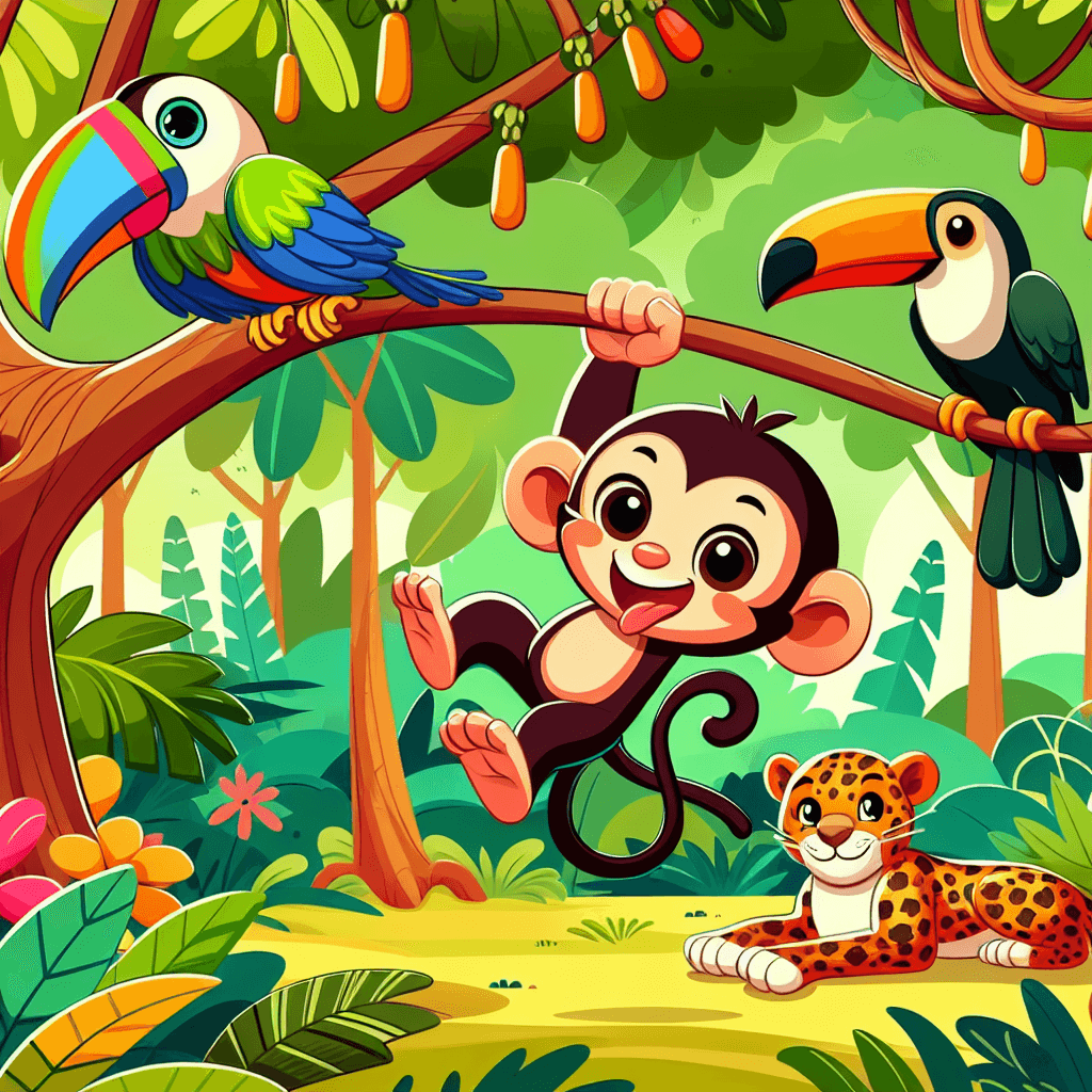 Friendly Jungle Friends Painting By Numbers Kit