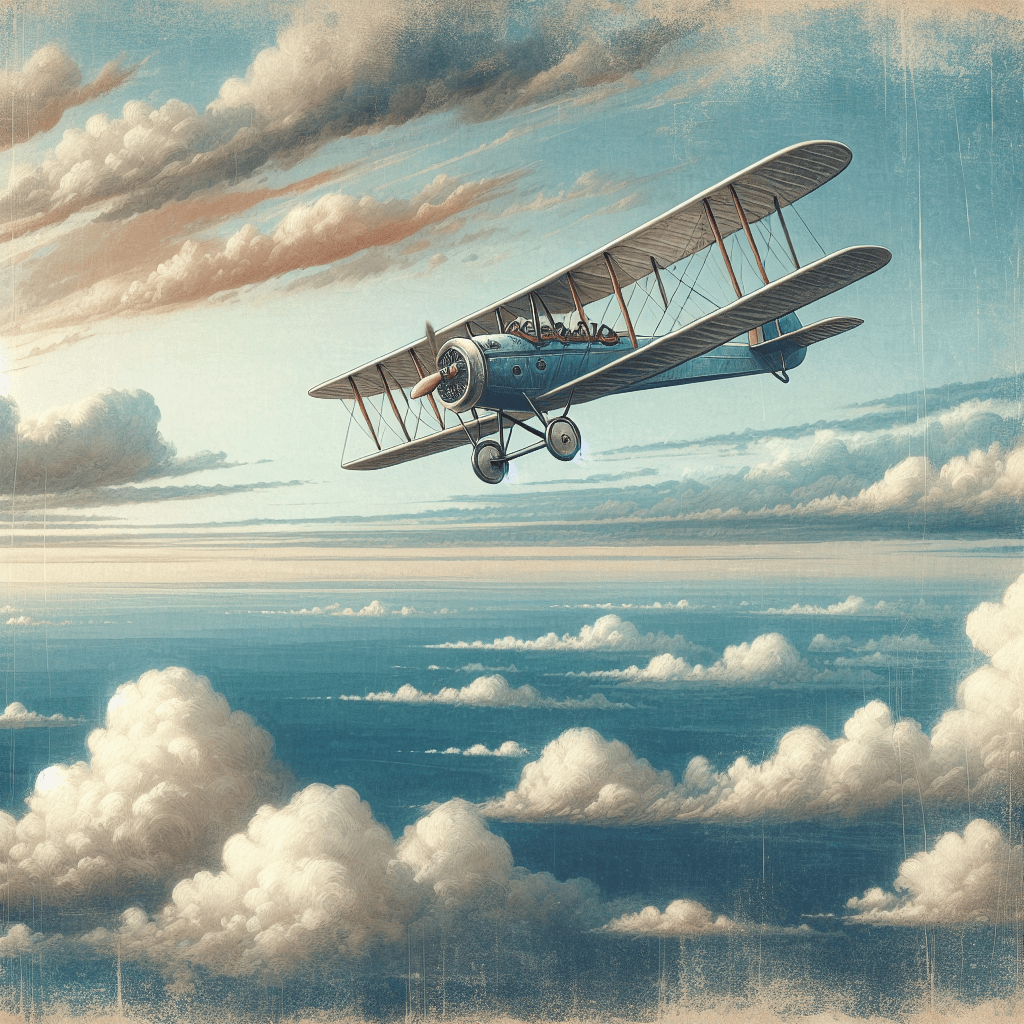 Vintage Airplane Journey Paint By Numbers