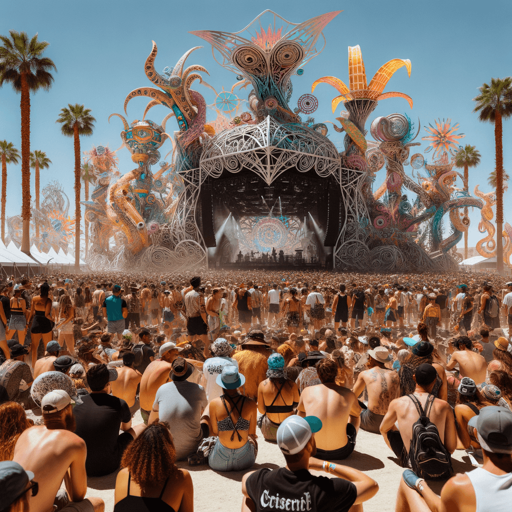 Coachella - USA Number Painting