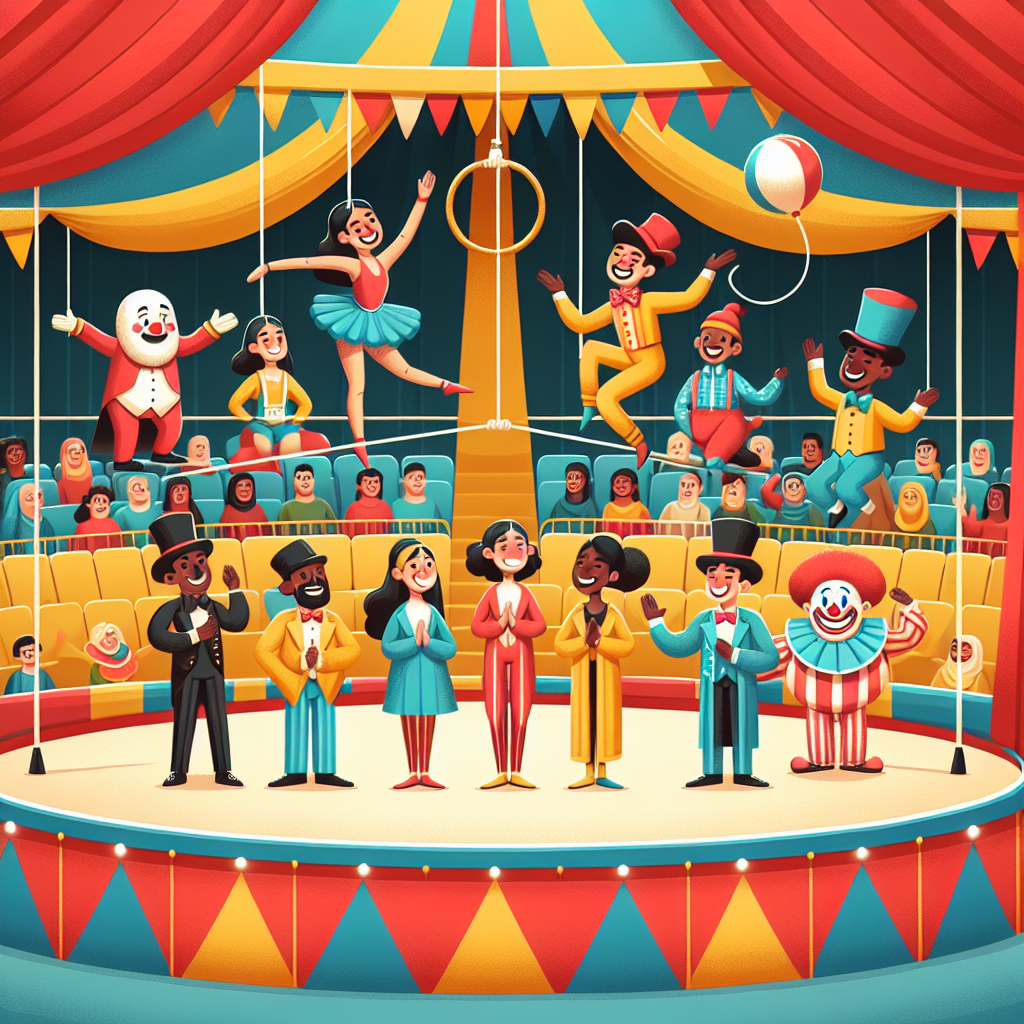 Circus Stars Performance Paint By Color