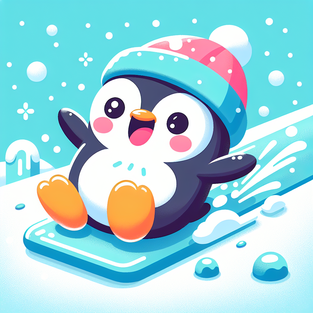 Funky Little Penguin Painting By Numbers Kit