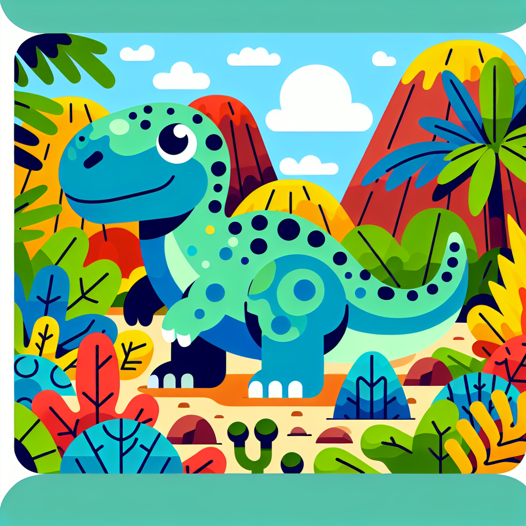 Gigantic Dinosaur Adventure Paint By Number
