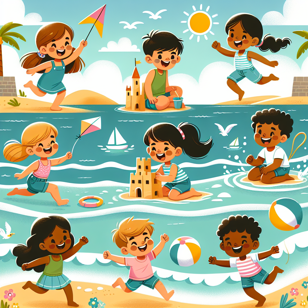 Cheerful Beach Bash Paint By Number