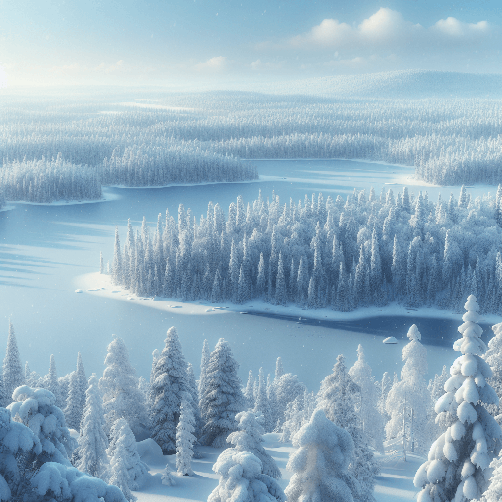 Northern Winter DIY Paint By Numbers