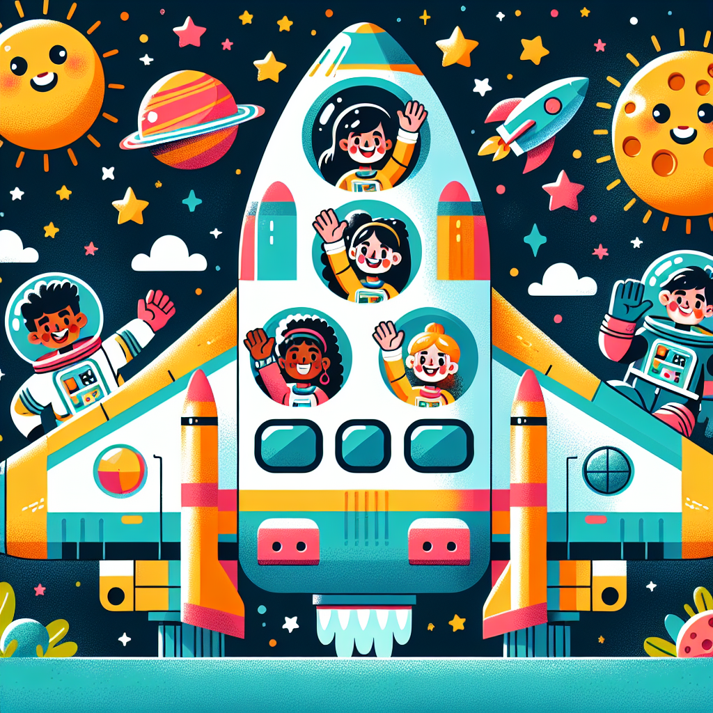 Space Shuttle Soiree Number Painting