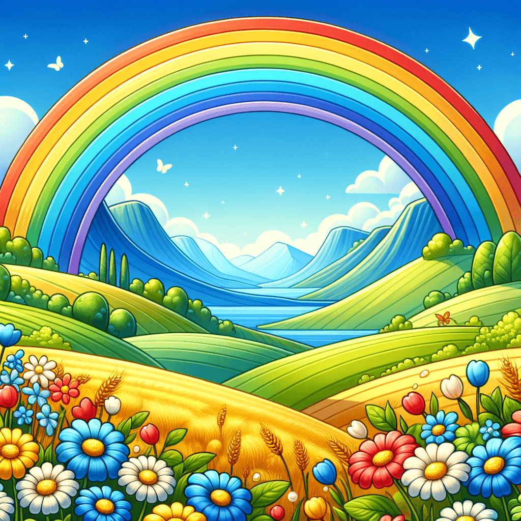 Under The Rainbow Painting Number Kit