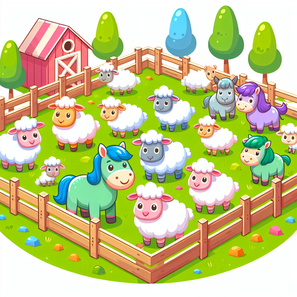 Petting Zoo Delight Painting Number Kit