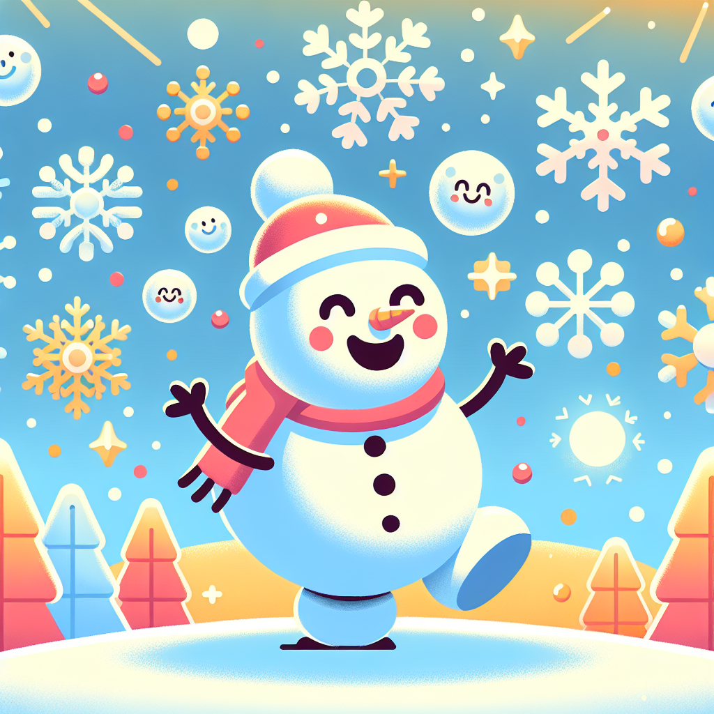 Dancing Snowman Numbered Painting Kits