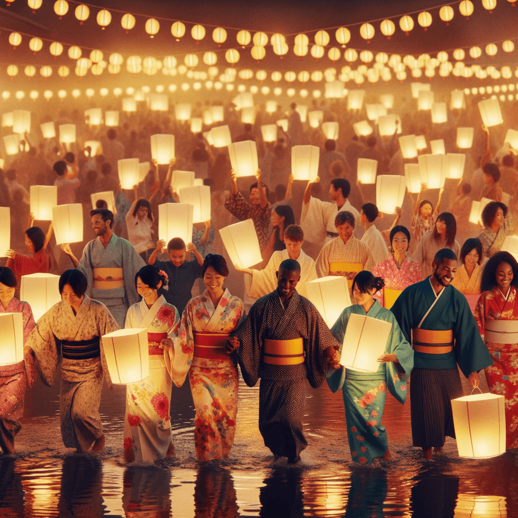 O-bon Festival Painting Number Kit