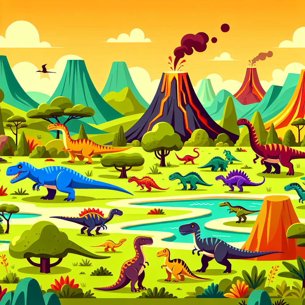 Dinosaur Time Travelers Paint By Numbers Kits