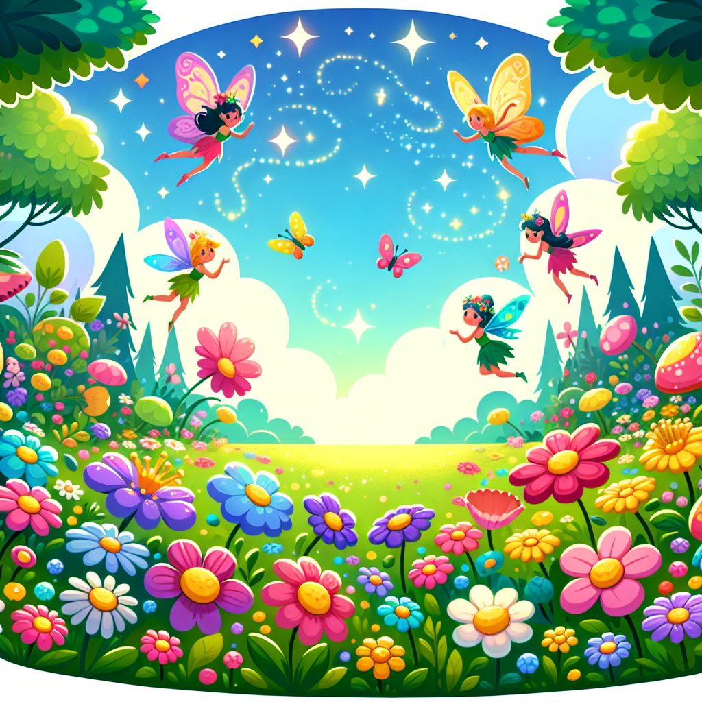 Magical Fairy Meadow Paint By Color
