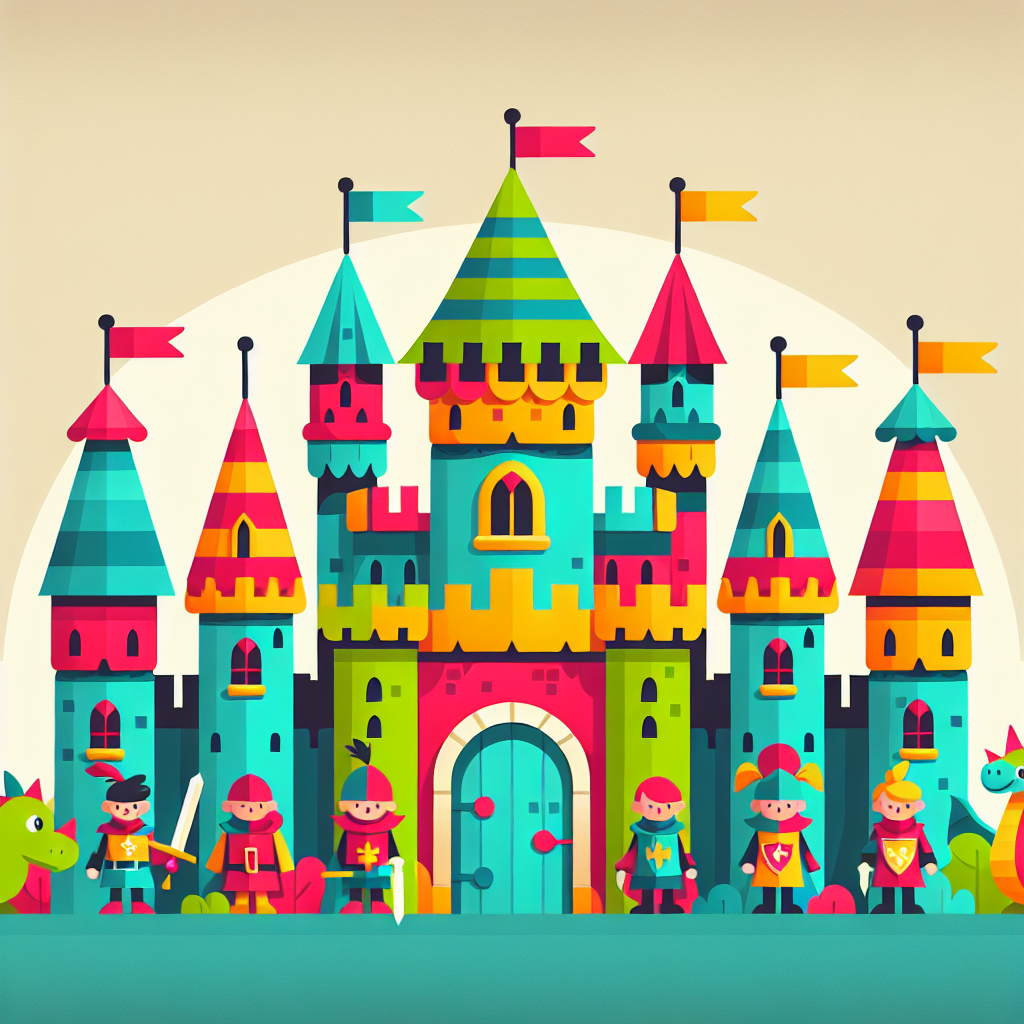 Fantasy Fortress Paint By Number