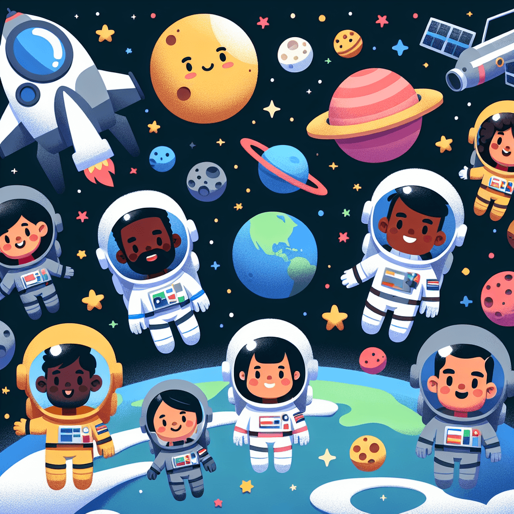 Space Discovery Crew DIY Paint By Numbers